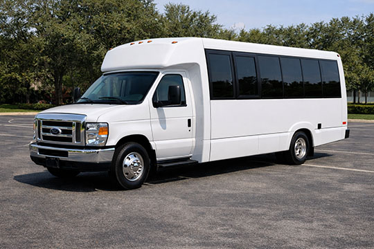 18-passenger minibus available for charter in Blue Springs, MS