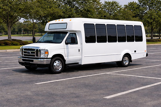 20-passenger minibus available for charter in Blue Springs, MS