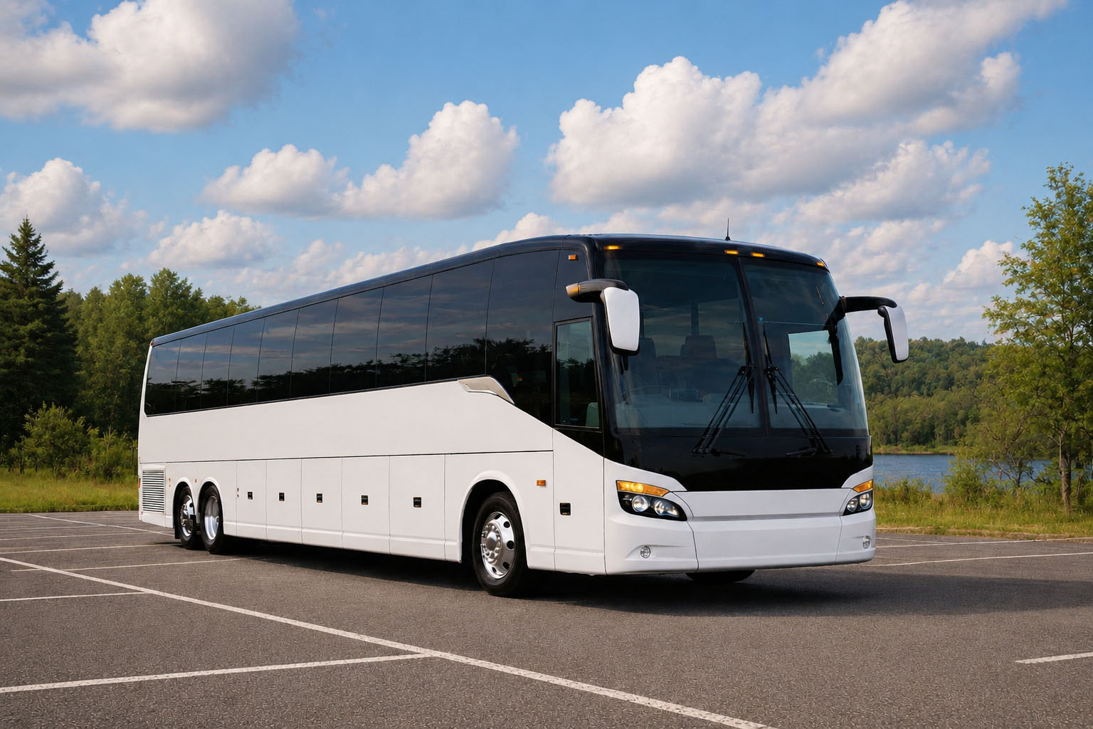 Blue Springs Mississippi Charter Bus Company fleet